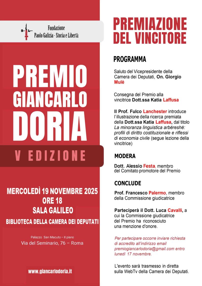 Locandina Premiazione2025